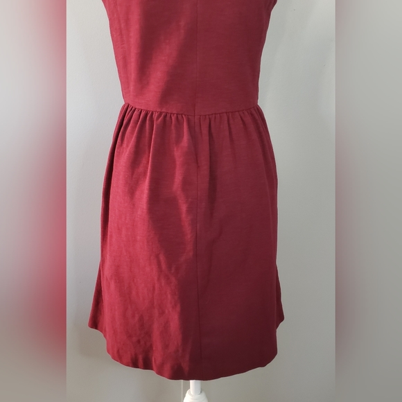 J. Crew Daybreak Burgundy Sleeveless Dress - Picture 8 of 13